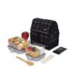 PackIt Freezable Lunch bag - Black Grid_15878