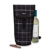 PackIt Freezable Napa Wine Bag - Black Grid_16063