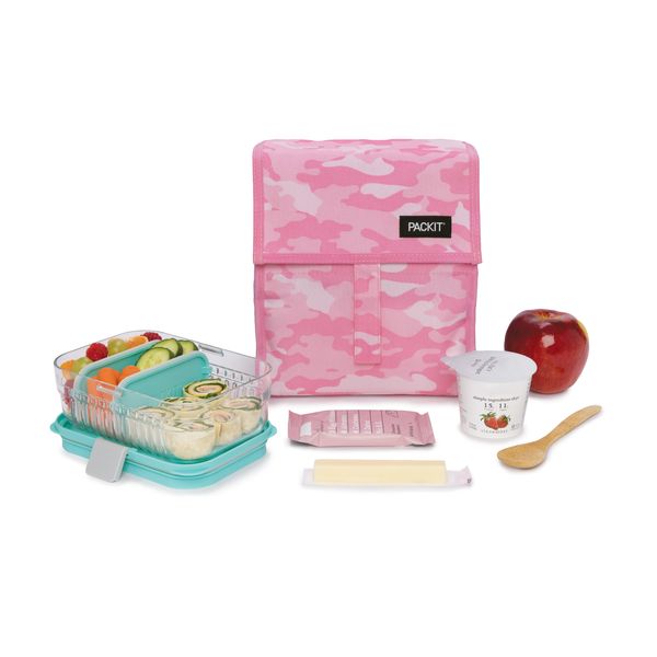 PackIt Freezable Lunch bag - Pink Camo
